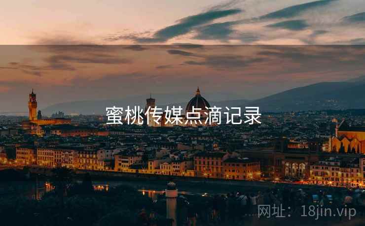 蜜桃传媒点滴记录